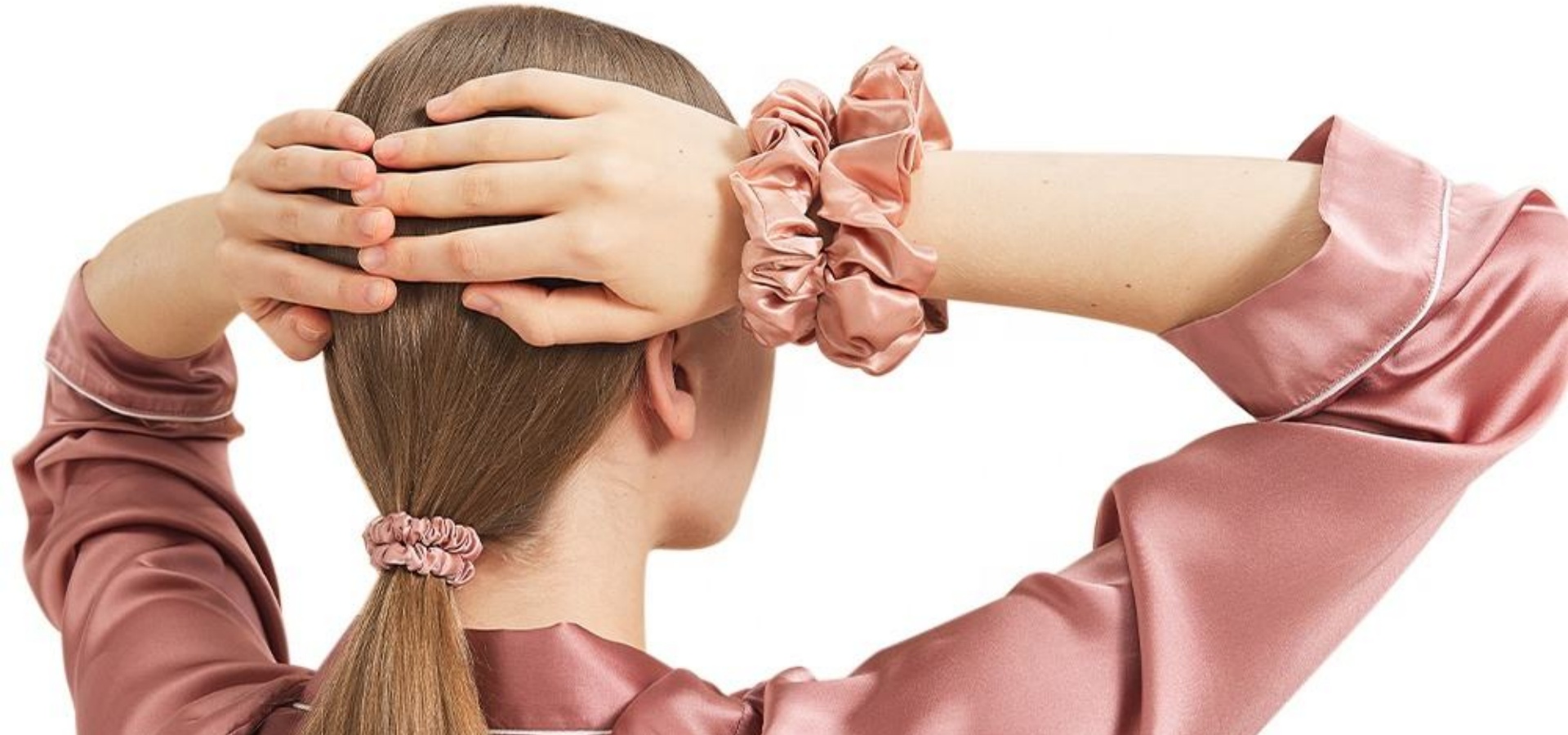 Zijden scrunchies