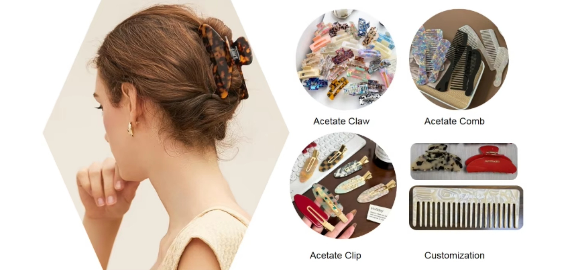 Acetaat haaraccessoires