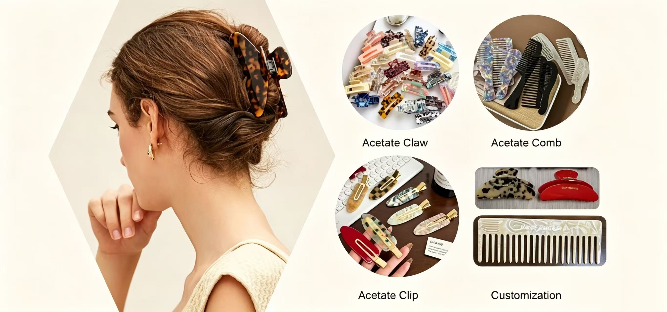 Acetaat haaraccessoires