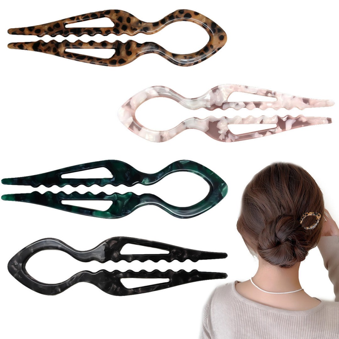 Groothandel Hot Selling Haarspeldjes U Haarspeld Mode Aangepast Logo Haarspelden Acetaat U-vorm Haarspelden voor Dames